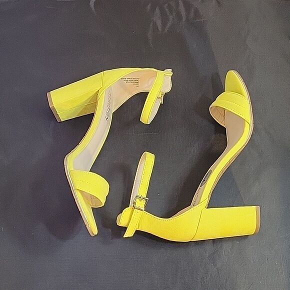 BRAND NEW REACTION KENNETH WOMEN'S CHUNKY HIGH HEEL SANDALS  OPEN TOE SANDAL G1 - Picture 9 of 16